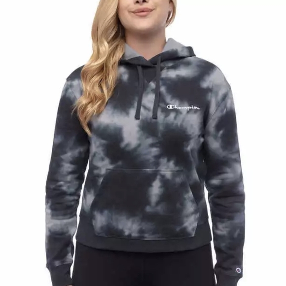 CHAMPTION French Terry Script Logo Hoodie - Picture 1 of 7